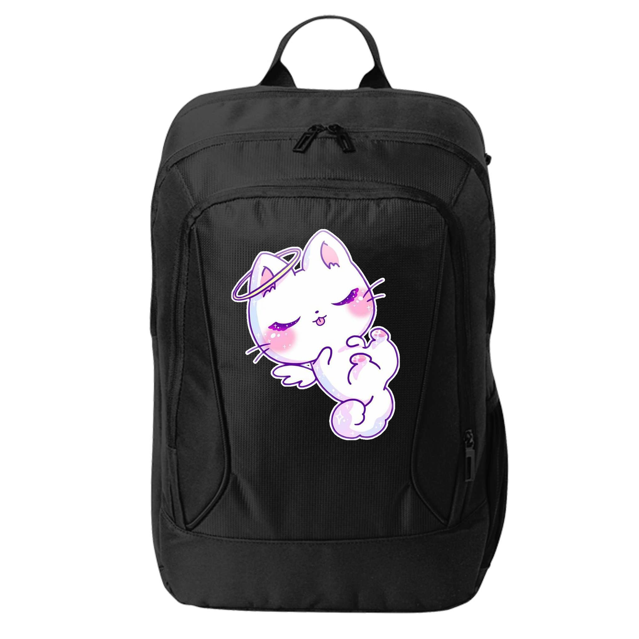 Cute Kitten Angel City Backpack