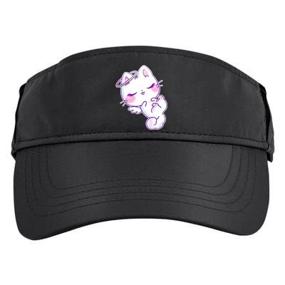 Cute Kitten Angel Adult Drive Performance Visor