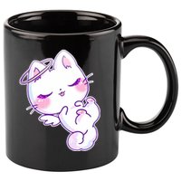 Cute Kitten Angel 11oz C Handle Ceramic Mug
