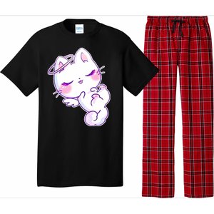 Cute Kitten Angel Pajama Set