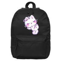 Cute Kitten Angel 16 in Basic Backpack