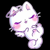 Cute Kitten Angel 16 in Basic Backpack