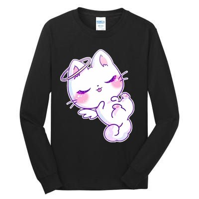 Cute Kitten Angel Tall Long Sleeve T-Shirt