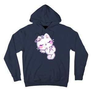 Cute Kitten Angel Hoodie