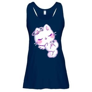 Cute Kitten Angel Ladies Essential Flowy Tank