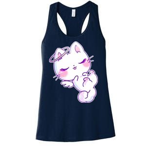 Cute Kitten Angel Women's Racerback Tank