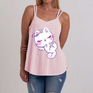 Cute Kitten Angel Women's Strappy Tank