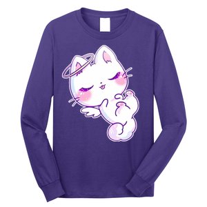 Cute Kitten Angel Long Sleeve Shirt