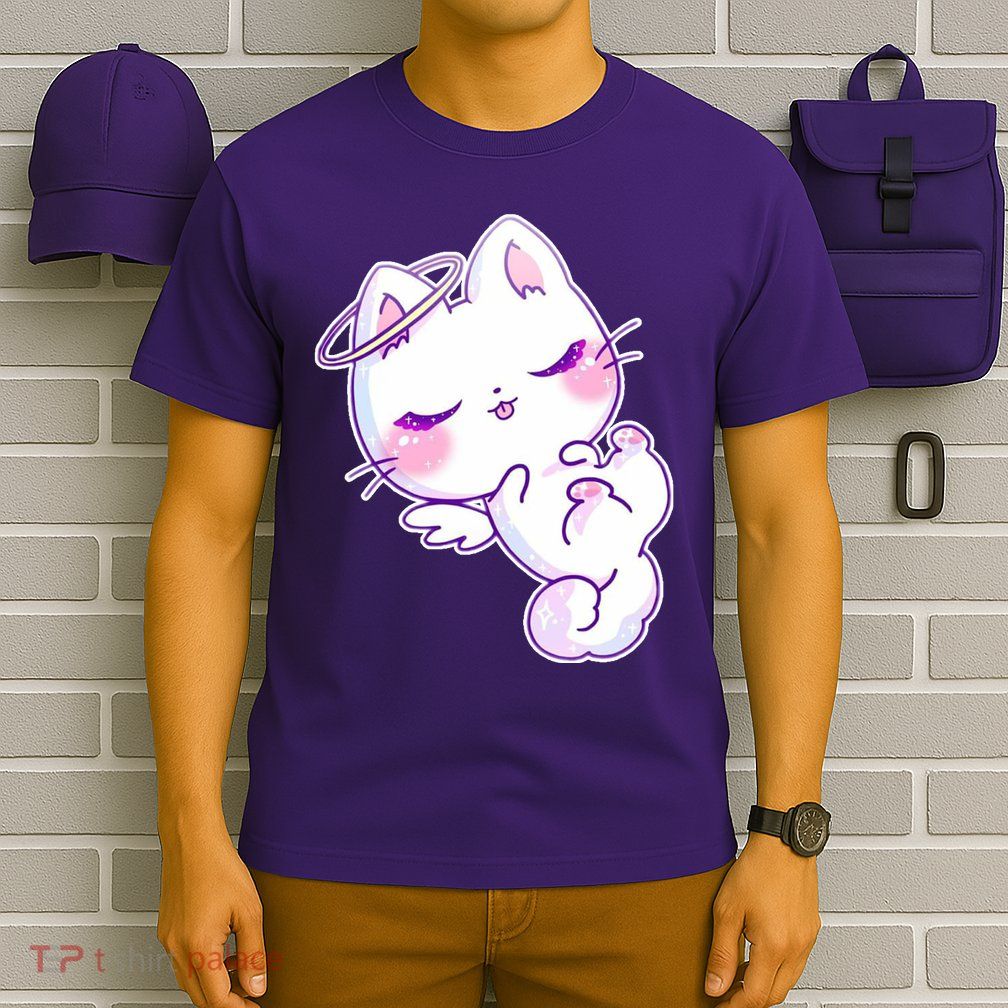 Cute Kitten Angel T-Shirt