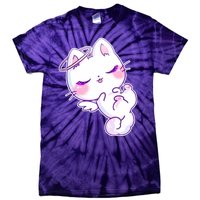 Cute Kitten Angel Tie-Dye T-Shirt