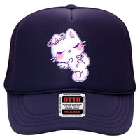 Cute Kitten Angel Trucker Hat