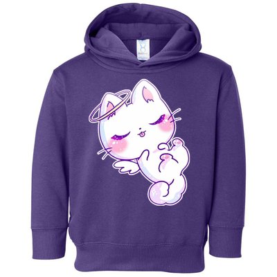 Cute Kitten Angel Toddler Hoodie