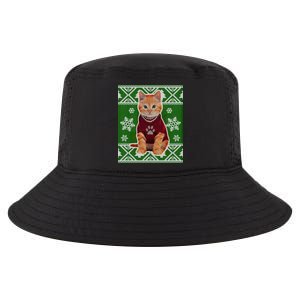 Cute Kitten Ugly Christmas Cool Comfort Performance Bucket Hat