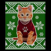 Cute Kitten Ugly Christmas Cooling Performance Crew T-Shirt