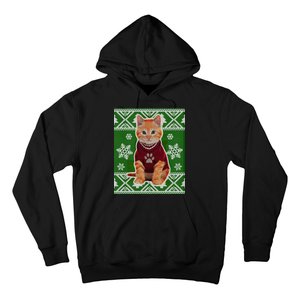 Cute Kitten Ugly Christmas Hoodie