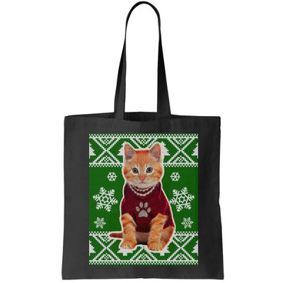 Cute Kitten Ugly Christmas Bag