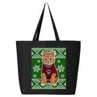 Cute Kitten Ugly Christmas 25L Jumbo Tote