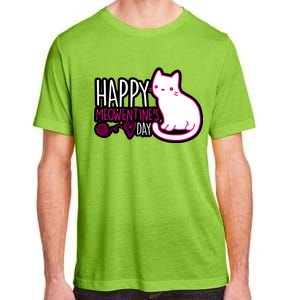 Cute Kitty Cat Valentines Day Meowtines Adult ChromaSoft Performance T-Shirt