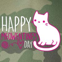 Cute Kitty Cat Valentines Day Meowtines Legacy Tie Dye Trucker Hat