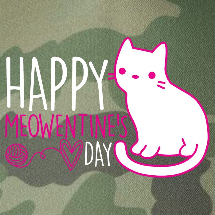 Cute Kitty Cat Valentines Day Meowtines Legacy Tie Dye Trucker Hat