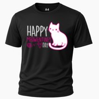 Cute Kitty Cat Valentines Day Meowtines Cooling Performance Crew T-Shirt