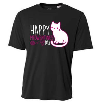 Cute Kitty Cat Valentines Day Meowtines Cooling Performance Crew T-Shirt