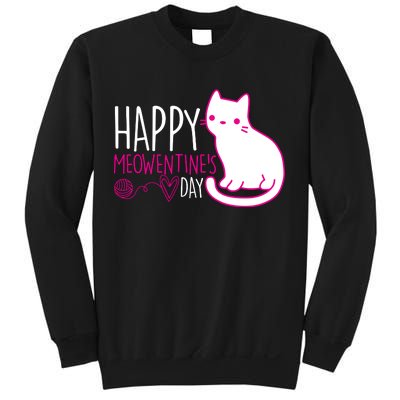 Cute Kitty Cat Valentines Day Meowtines Sweatshirt