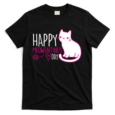 Cute Kitty Cat Valentines Day Meowtines T-Shirt