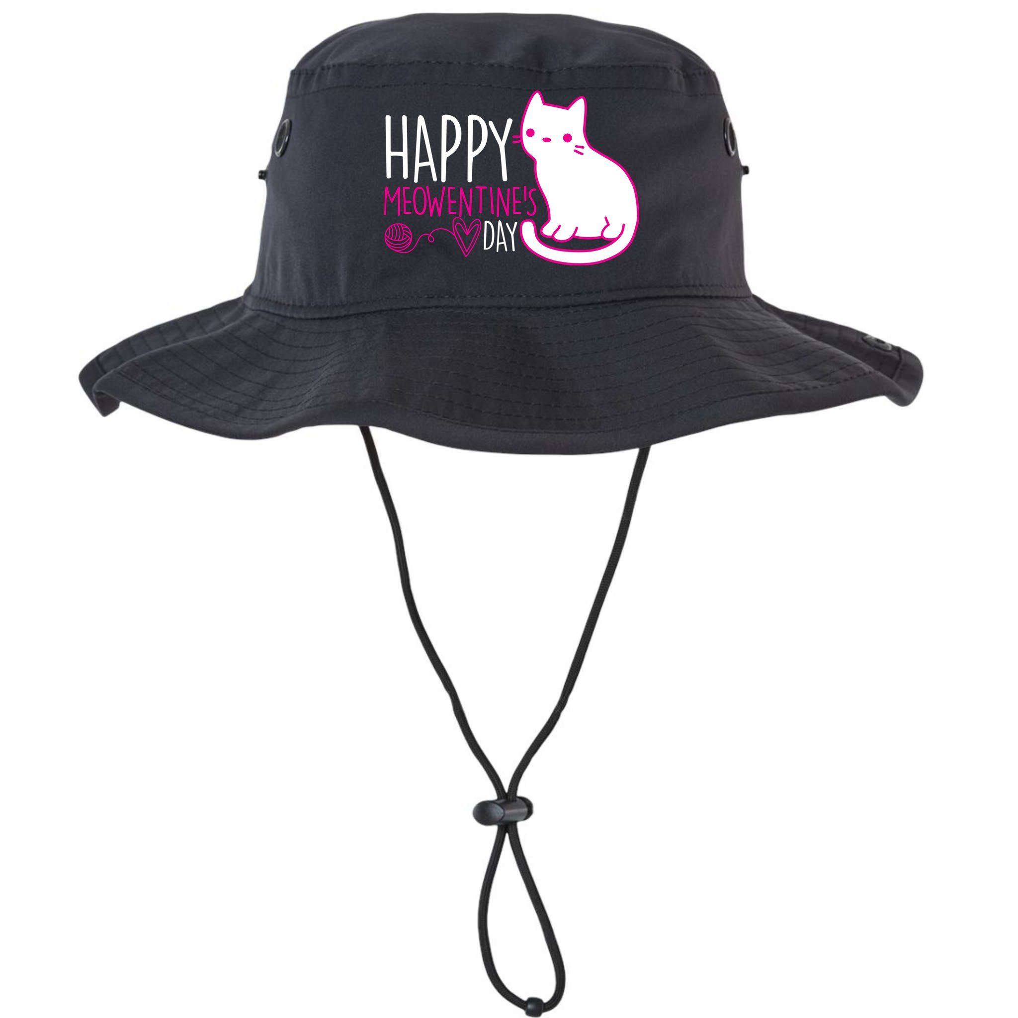 Cute Kitty Cat Valentines Day Meowtines Bucket Hat