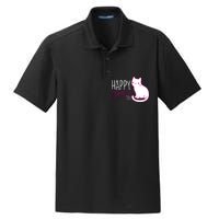 Cute Kitty Cat Valentines Day Meowtines Dry Zone Grid Polo