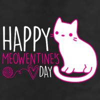 Cute Kitty Cat Valentines Day Meowtines Golf Towel