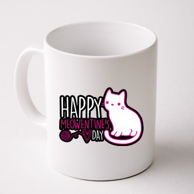 Cute Kitty Cat Valentines Day Meowtines Coffee Mug