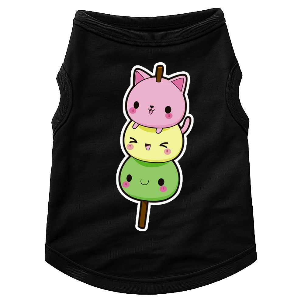 Cute Kitty Dango Ice Cream Cone Doggie Tank
