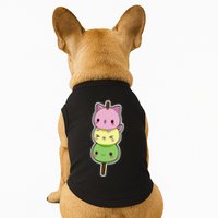 Cute Kitty Dango Ice Cream Cone Doggie Tank