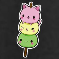 Cute Kitty Dango Ice Cream Cone 15oz Campfire Ceramic Mug