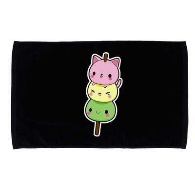 Cute Kitty Dango Ice Cream Cone Microfiber Hand Towel