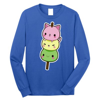 Cute Kitty Dango Ice Cream Cone Long Sleeve Shirt