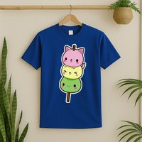 Cute Kitty Dango Ice Cream Cone T-Shirt