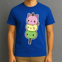 Cute Kitty Dango Ice Cream Cone T-Shirt
