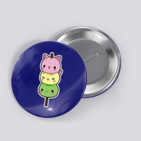Cute Kitty Dango Ice Cream Cone Button