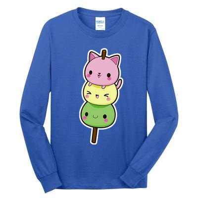 Cute Kitty Dango Ice Cream Cone Tall Long Sleeve T-Shirt