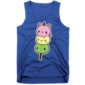 Cute Kitty Dango Ice Cream Cone Tank Top