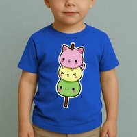Cute Kitty Dango Ice Cream Cone Toddler T-Shirt