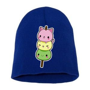 Cute Kitty Dango Ice Cream Cone Short Acrylic Beanie