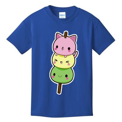 Cute Kitty Dango Ice Cream Cone Kids T-Shirt