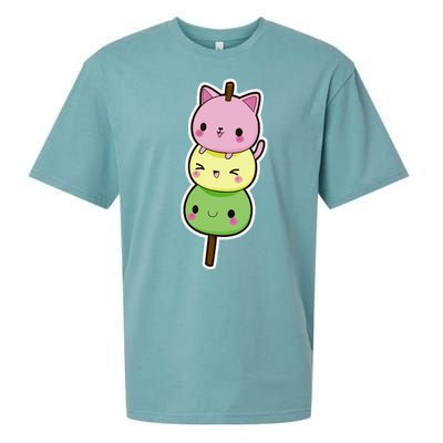 Cute Kitty Dango Ice Cream Cone Sueded Cloud Jersey T-Shirt