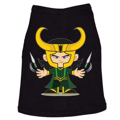 Cute Knives Cartoon Person God of Mischief Doggie Tank