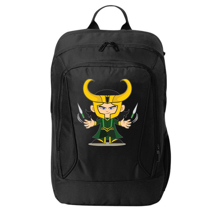 Cute Knives Cartoon Person God of Mischief City Backpack