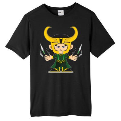 Cute Knives Cartoon Person God of Mischief Tall Fusion ChromaSoft Performance T-Shirt