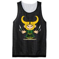 Cute Knives Cartoon Person God of Mischief Mesh Reversible Basketball Jersey Tank